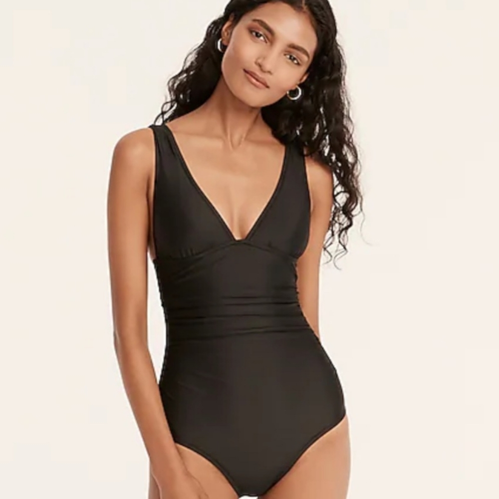 J. Crew Ruched Femme Swimsuit Size 4